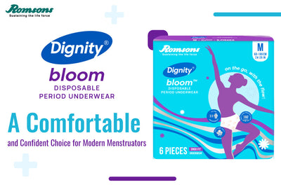 Dignity Bloom Disposable Period Underwear: A Comfortable and Confident Choice for Modern Menstruators