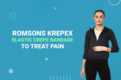 Romsons Krepex Elastic Crepe Bandage To Treat Pain