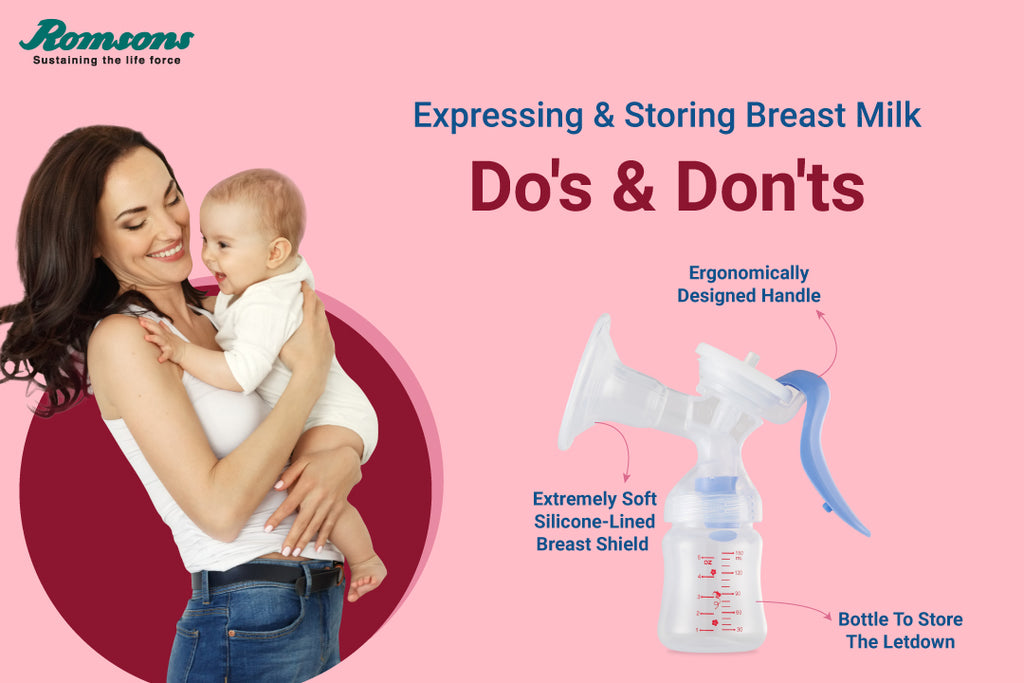 Expressing Storing Breast Milk Do s Don ts romsons.in