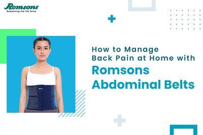 How to Manage Back Pain at Home with Romsons Abdominal Belts
