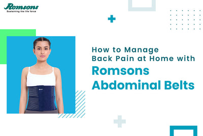 How to Manage Back Pain at Home with Romsons Abdominal Belts
