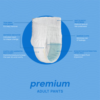 DIGNITY Premium Pant Style Adult Diapers