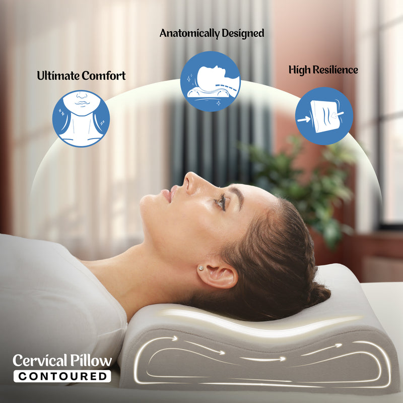 Romsons Cervical Pillow Contoured