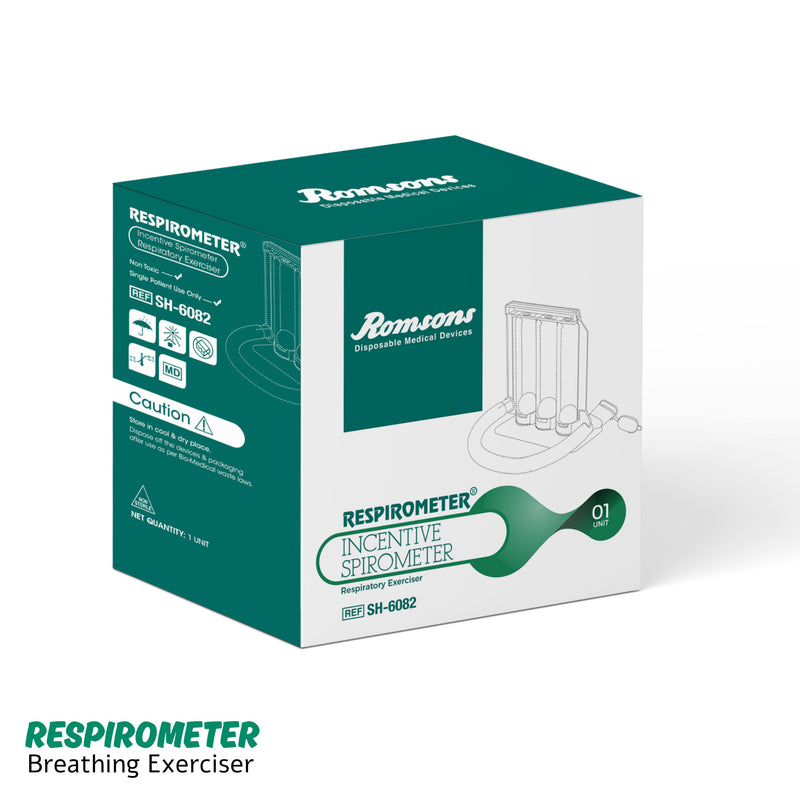 Romsons Respirometer Deep Breathing and Lung Exerciser