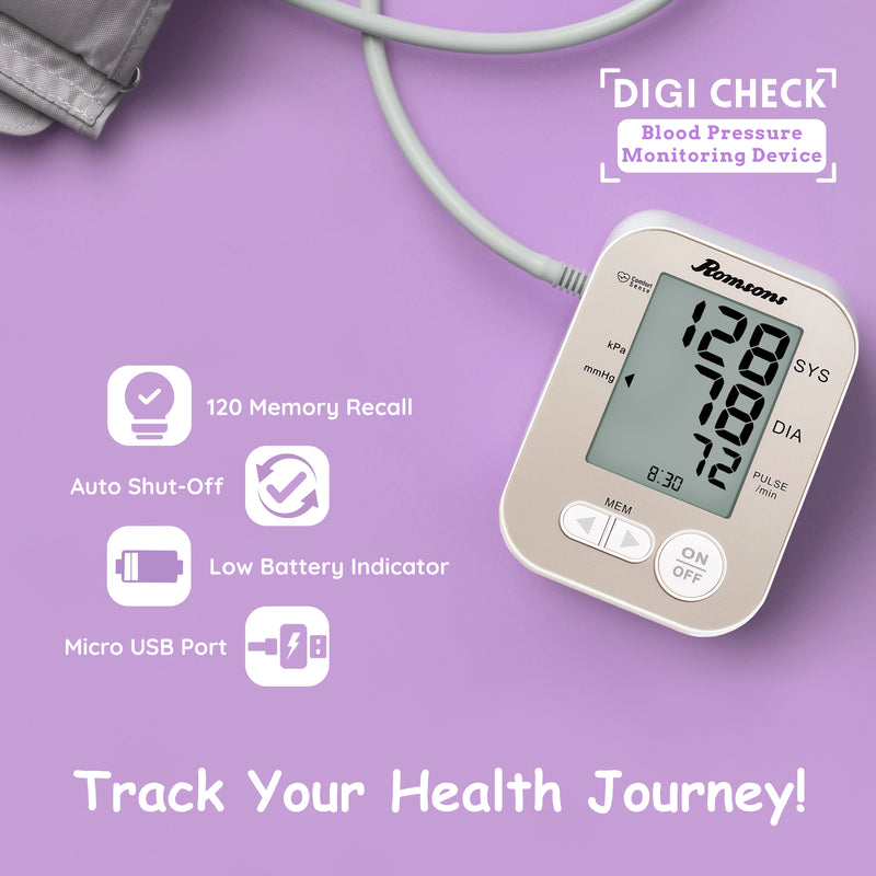 Romsons Digi Check Digital Blood Pressure Monitor
