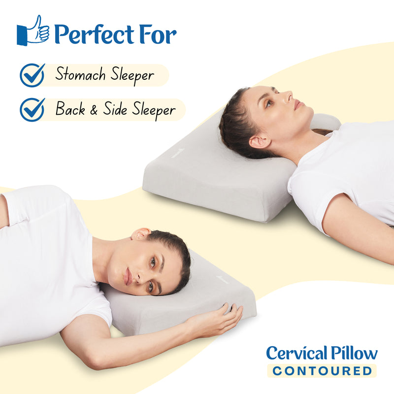 Romsons Cervical Pillow Contoured