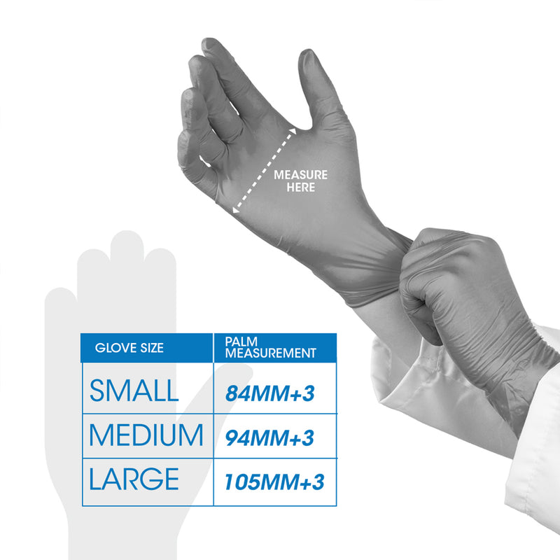 Blue Nitrile Examination Gloves