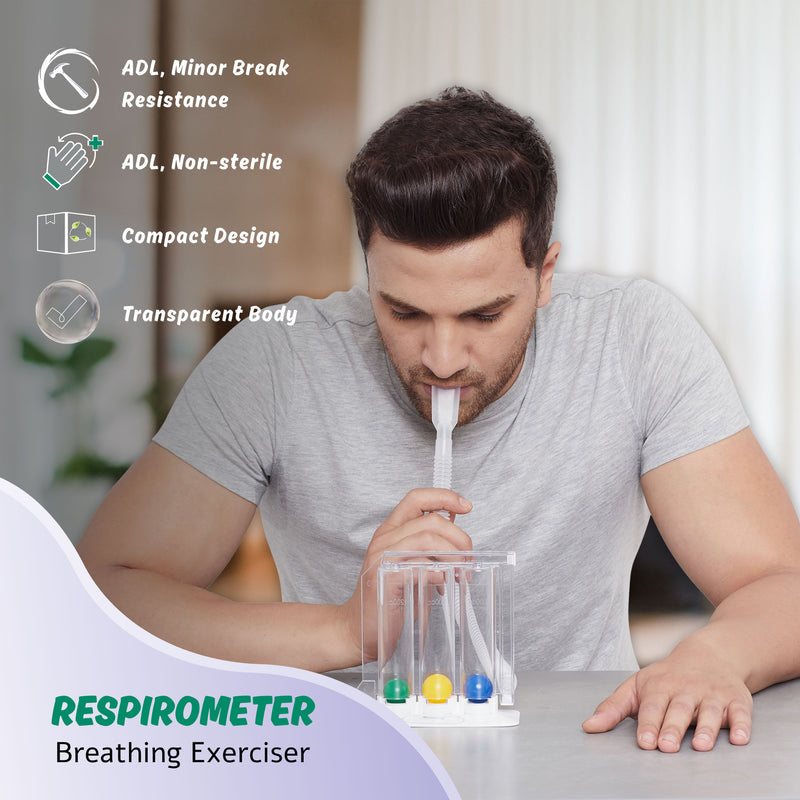 Romsons Respirometer Deep Breathing and Lung Exerciser