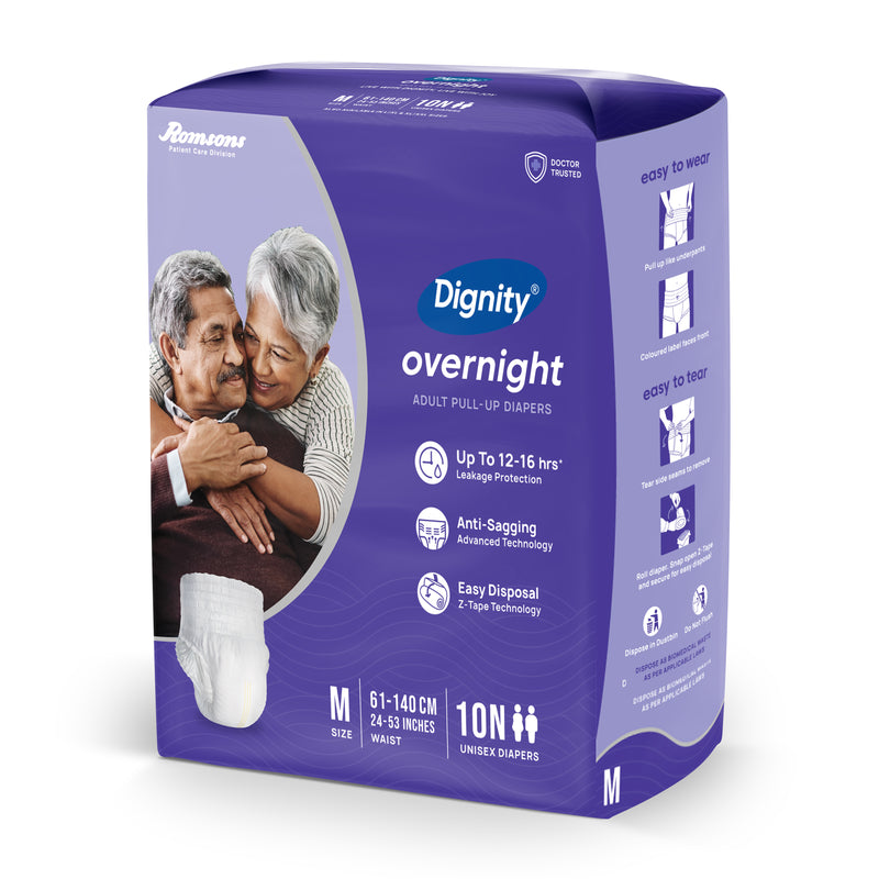 Dignity Overnight Pull Up Adult Diapers ( Pant Style)