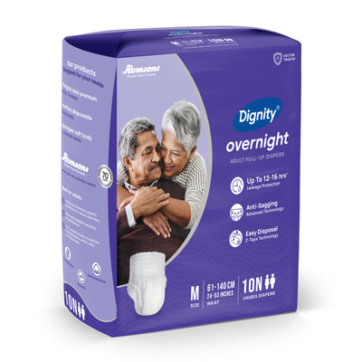 Dignity Overnight Pull Up Adult Diapers ( Pant Style)