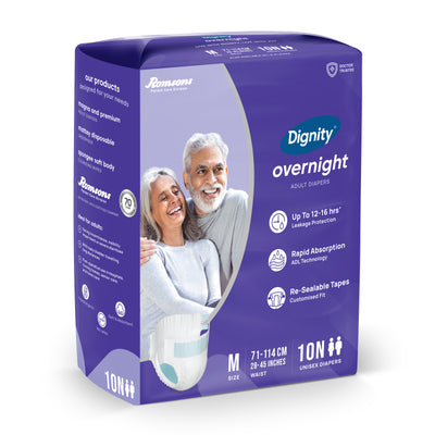 Dignity Overnight Adult Diapers ( Tape Style )