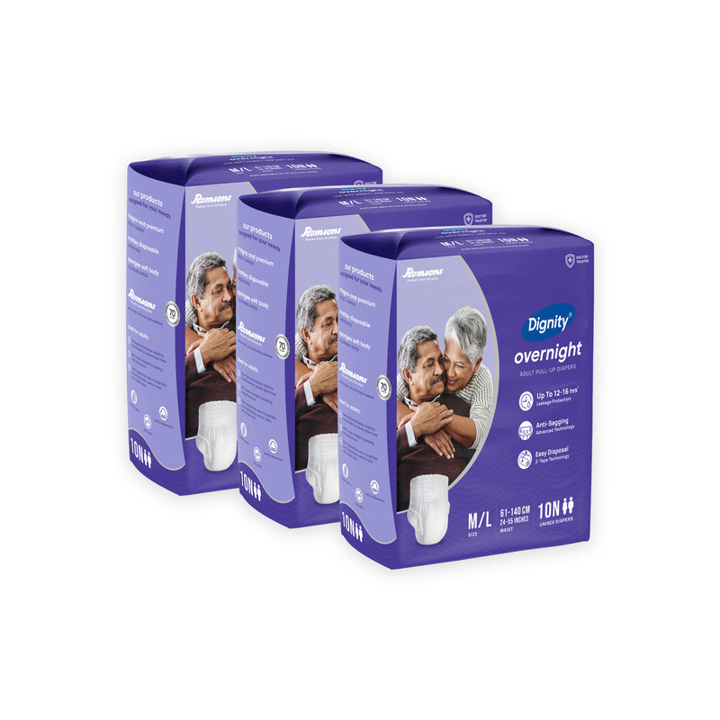 Dignity Overnight Pull Ups Adult Diapers With Comfit Mask