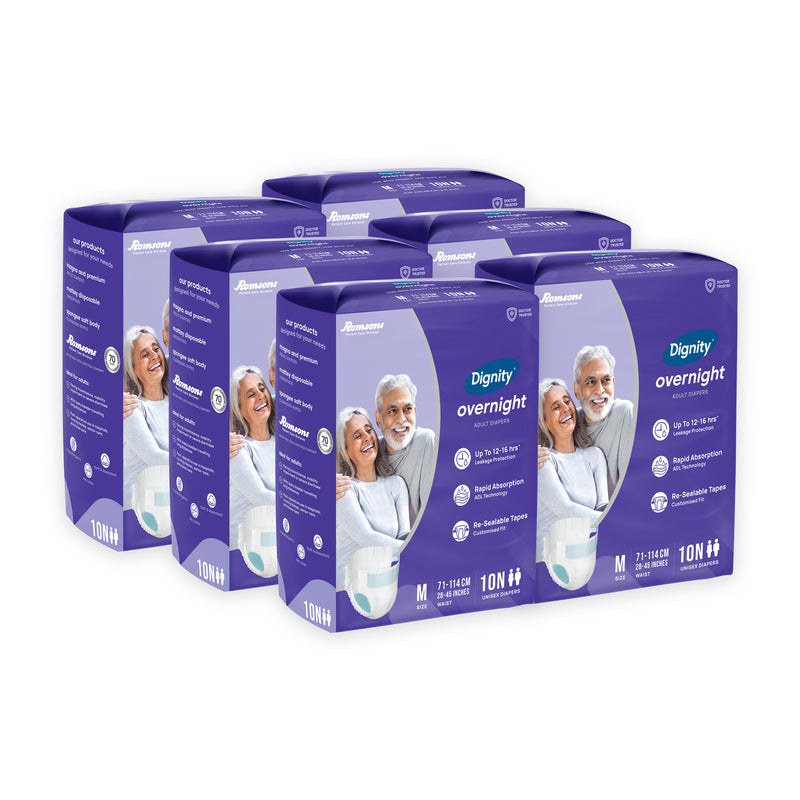 Dignity Overnight Adult Diapers ( Tape Style )