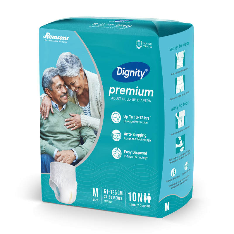 Dignity Premium Pull Up Adult Diapers (Pant Style)