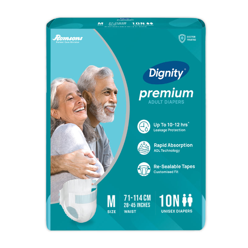 Dignity Premium Adult Diapers ( Tape Style )