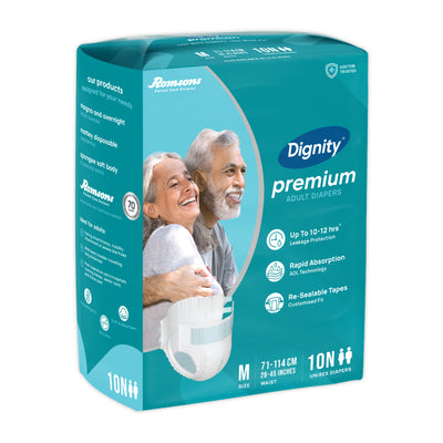 Dignity Premium Adult Diapers ( Tape Style )