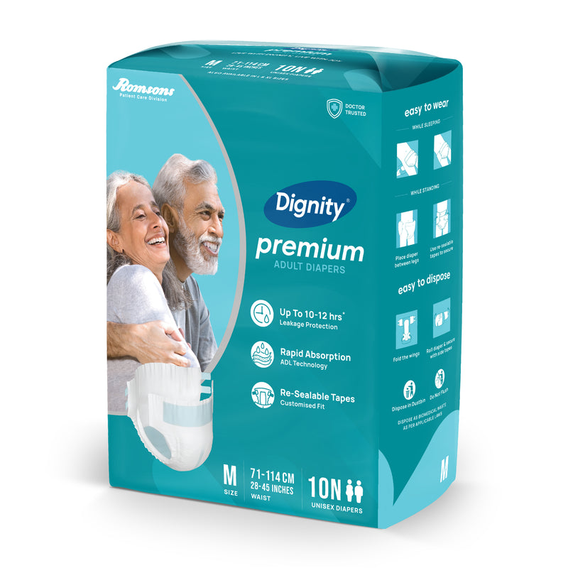 Dignity Premium Adult Diapers ( Tape Style )