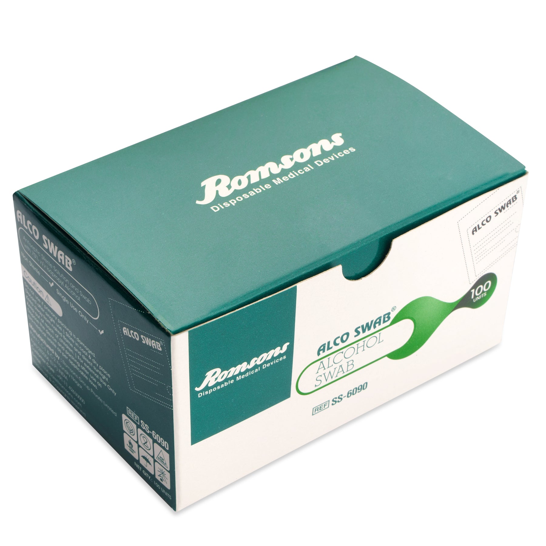 Buy Romsons Alcohol Swab Pads Online in India at Great prices – romsons.in