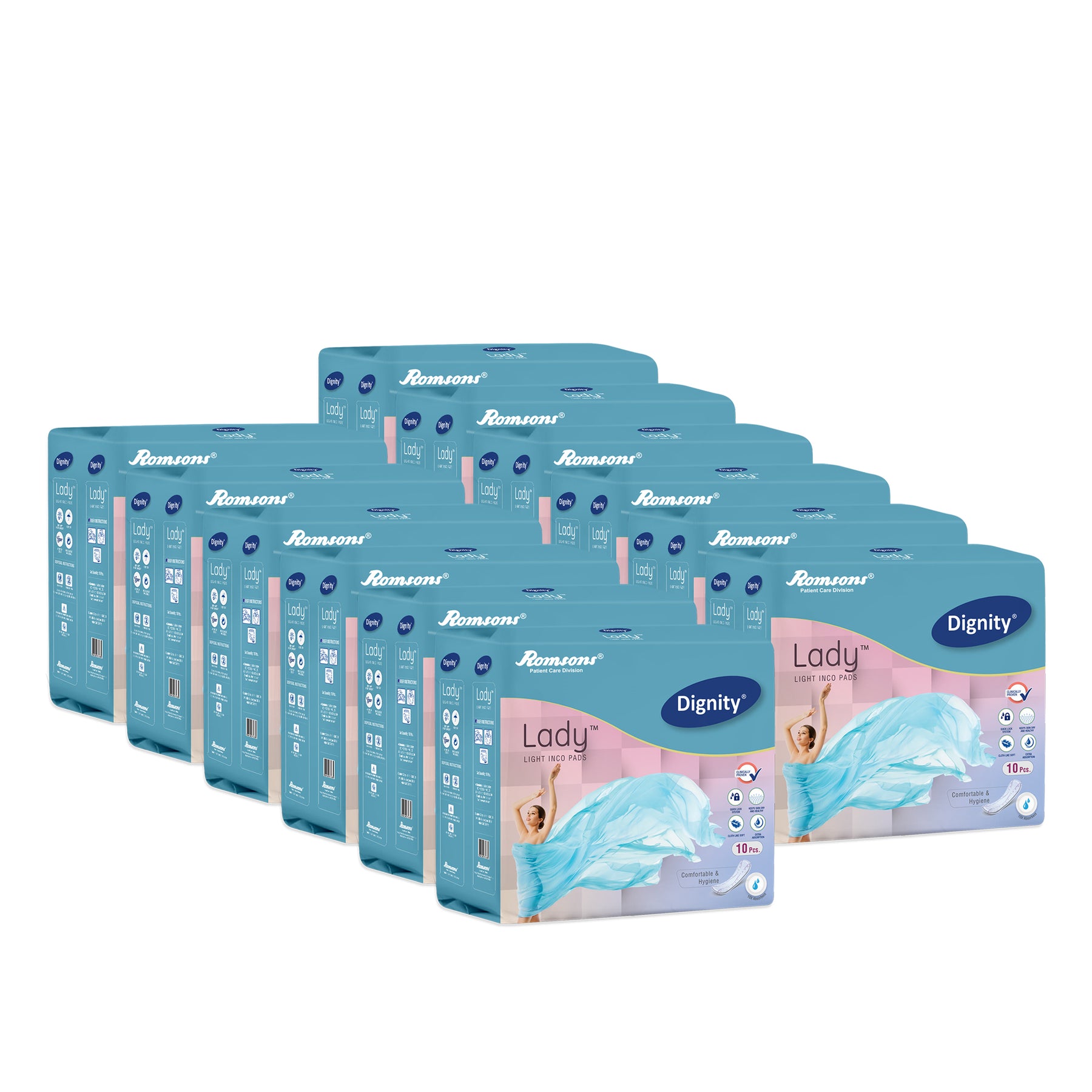 Female incontinence store products