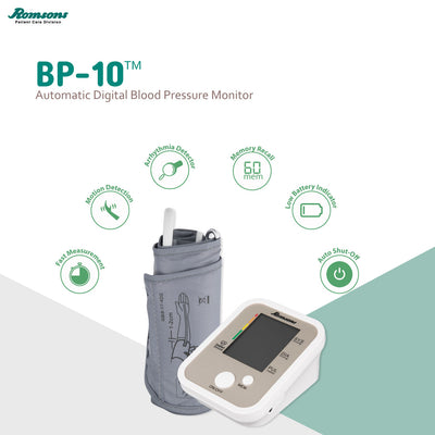 BP-10 Automatic Digital Blood Pressure Monitor