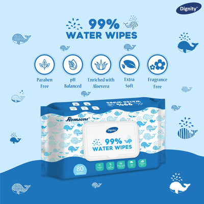 Dignity 99% Water Wipes